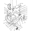 Lawn-Boy 10210-3900001 AND UP deck & wheel assembly (self propelled) diagram