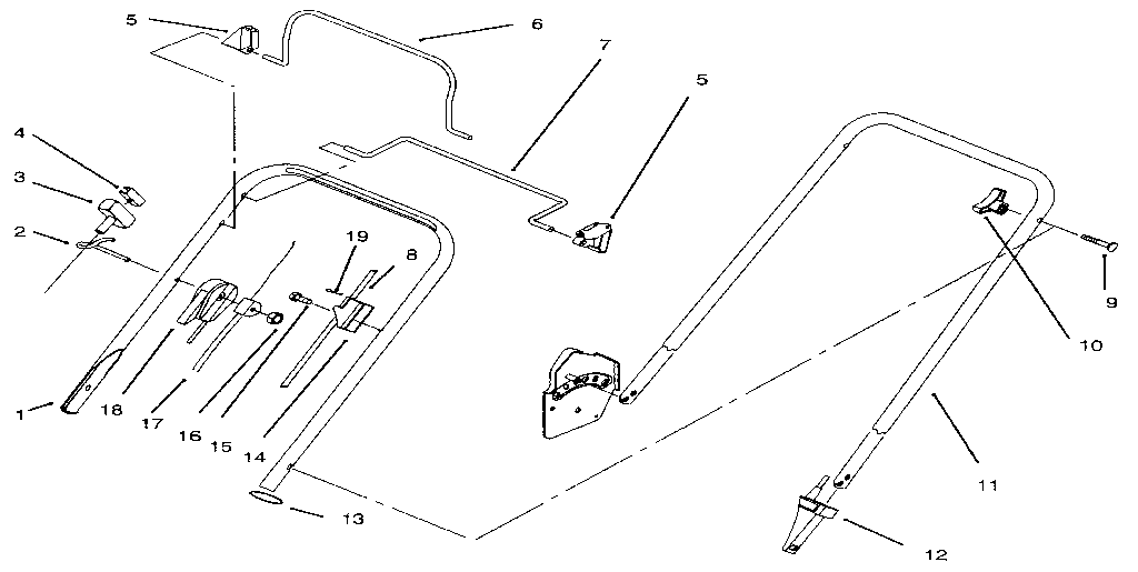 Craftsman 3938 handle assembly diagram