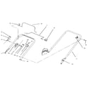 Lawn-Boy 10210-3900001 AND UP handle assembly diagram