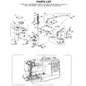 Kenmore 38519150090 zigzag guide assembly diagram
