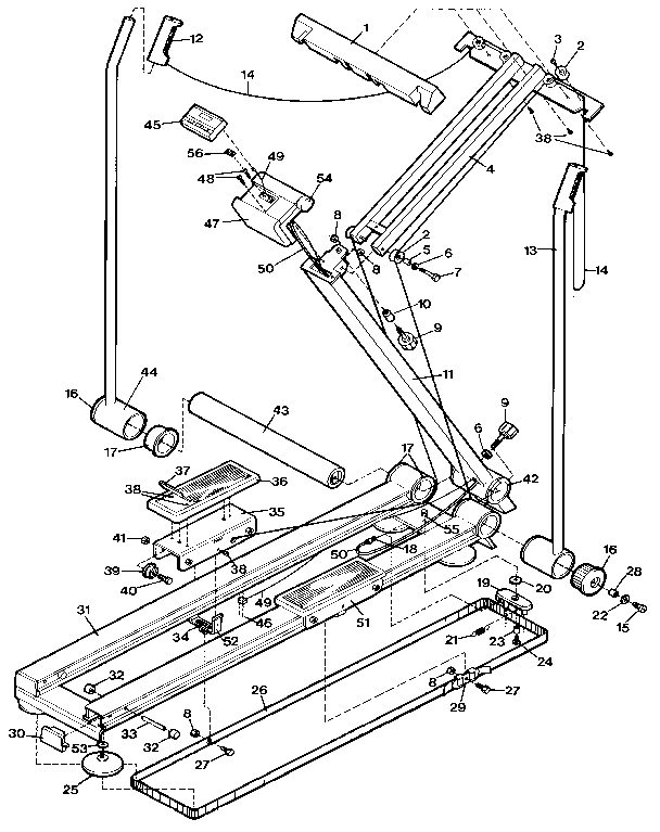 Proform PF600301 unit parts diagram