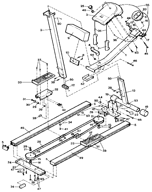 Proform PF602020 unit parts diagram