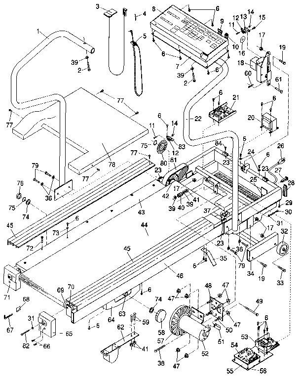 Proform PF905021 unit parts diagram