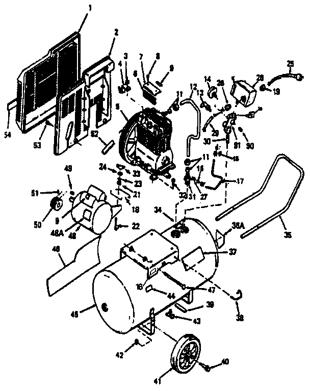 Craftsman 919176431 air compressor diagram