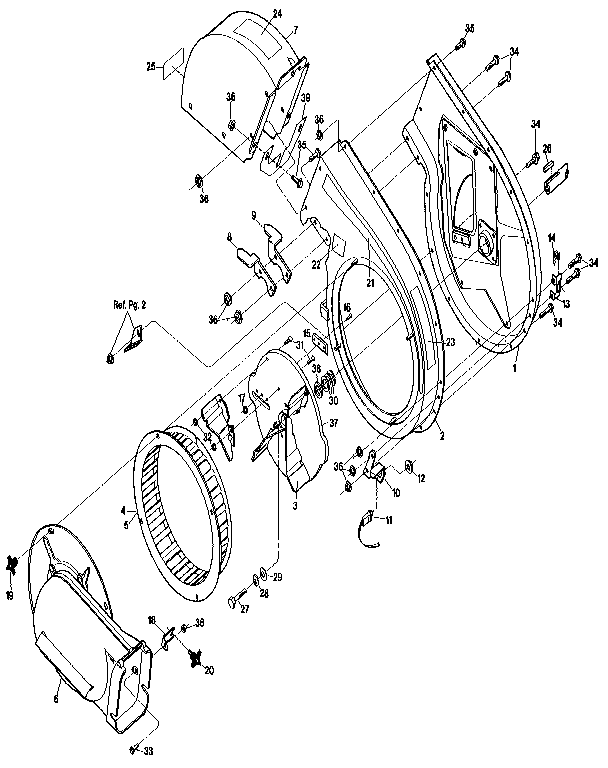 Craftsman 79883 shredder assembly diagram