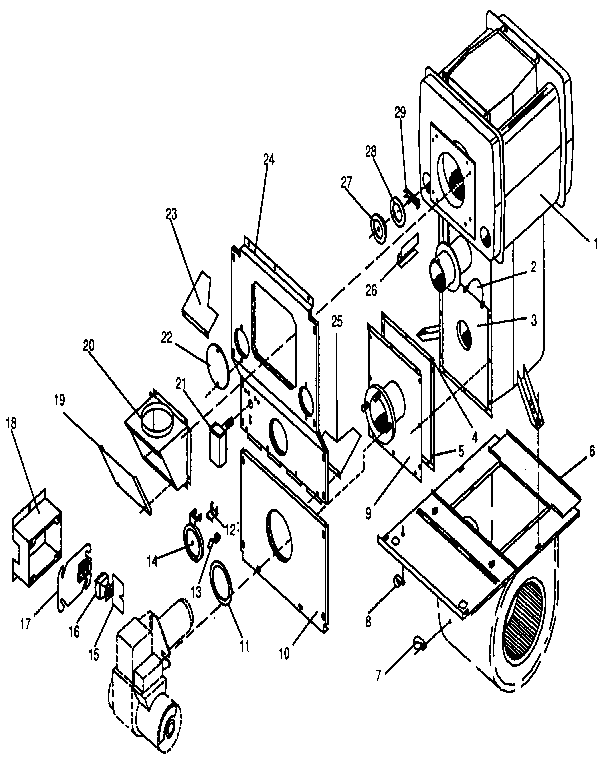ICP NUOD084FH01 heat exchange diagram