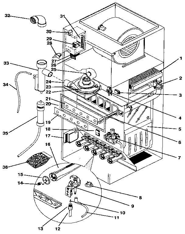 ICP NDLK125DK06 functional diagram