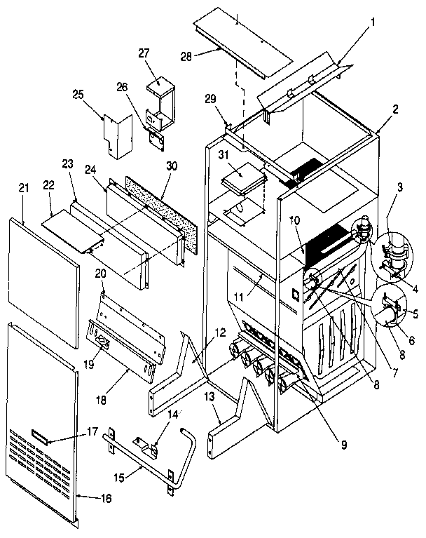 ICP NDLK050DF07 non-functional diagram