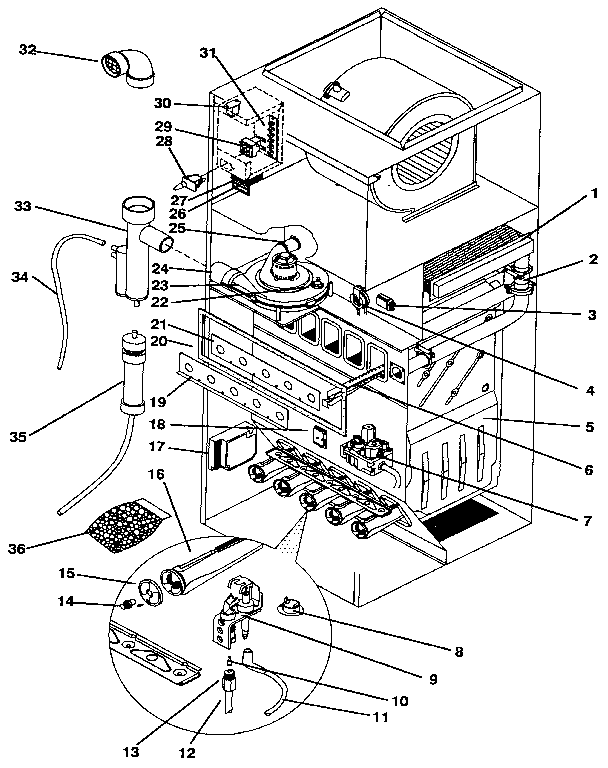 ICP NDGK125KK06 functional diagram