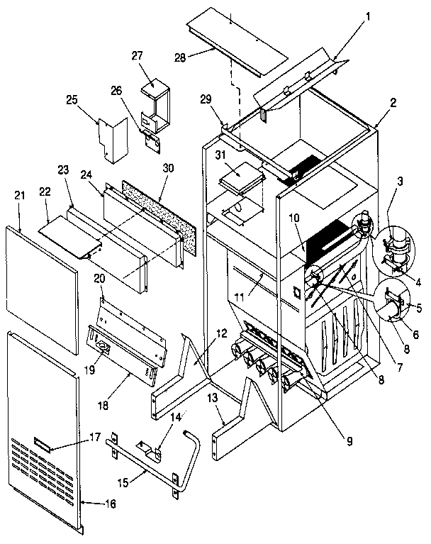 ICP NDGK050DF07 non-functional diagram