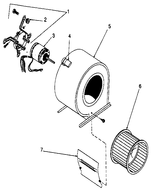 ICP NDGK050DF07 blower diagram