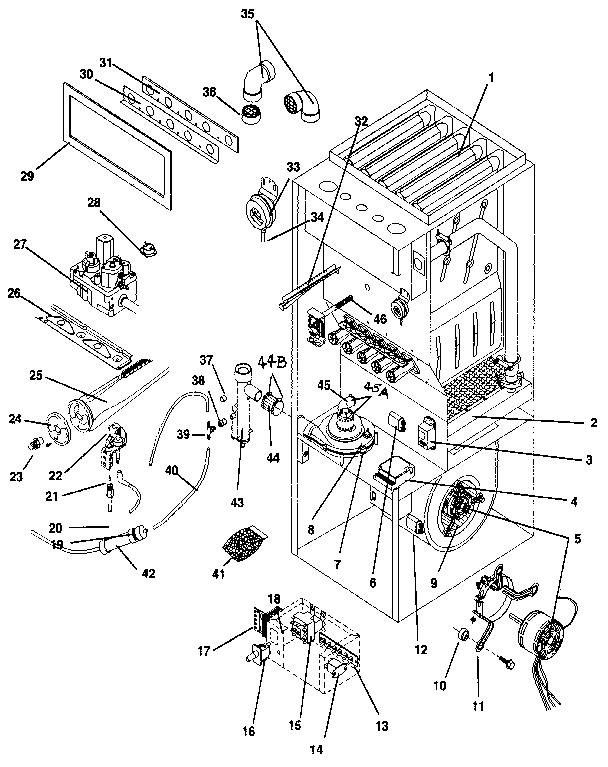 ICP NUGK075DG09 functional replacement diagram