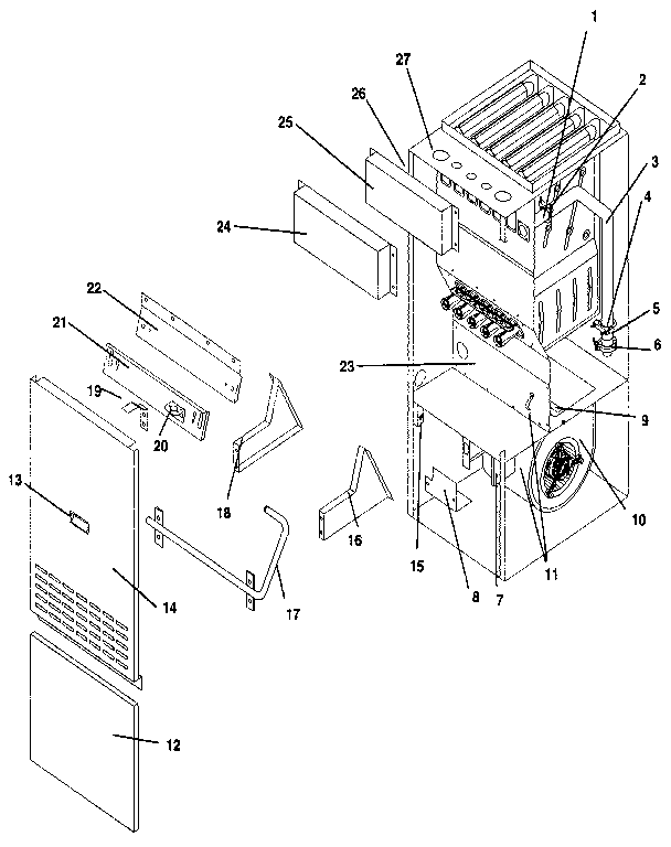 ICP NUGK075DG09 non-functional replacement diagram