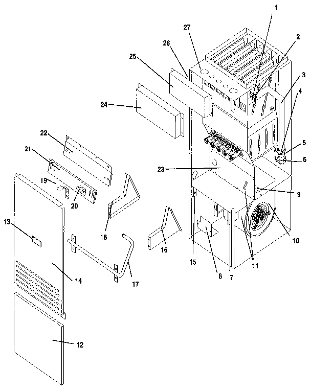 ICP NUGK040KF08 non-functional replacement diagram