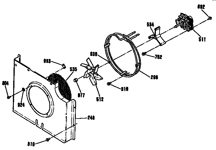Kenmore 9114803590 fan section diagram