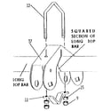 Sears 512720944 top bar bracket diagram