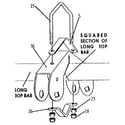 Sears 512720944 top bar bracket diagram