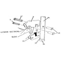 Sears 512720944 knee cap assembly diagram