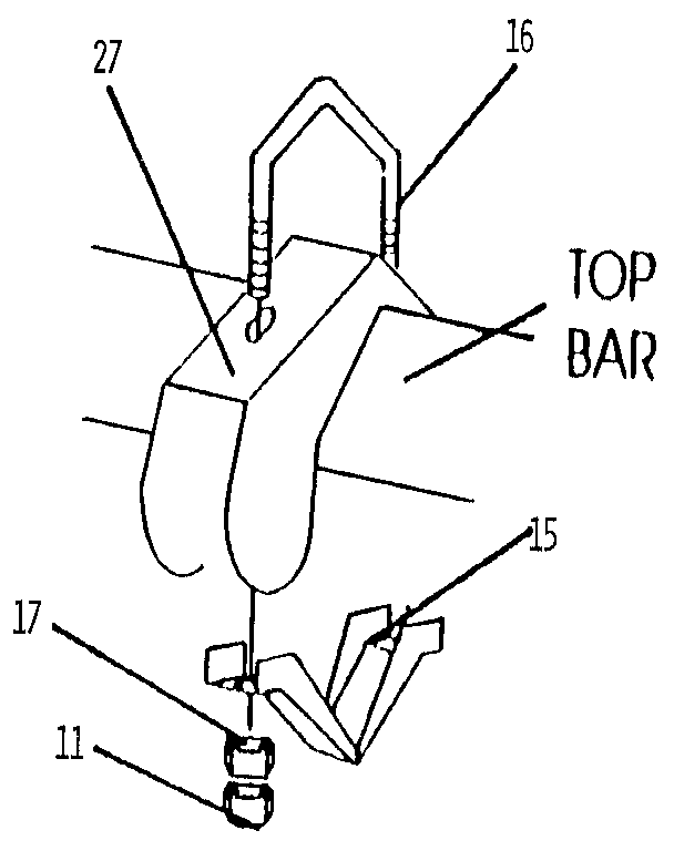 Sears 512725489 top bar bracket diagram