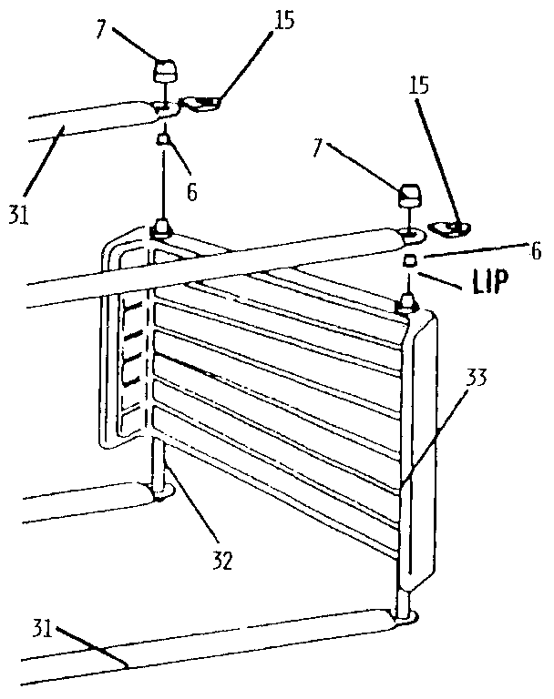 Sears 512725489 lawn swing deck panel diagram