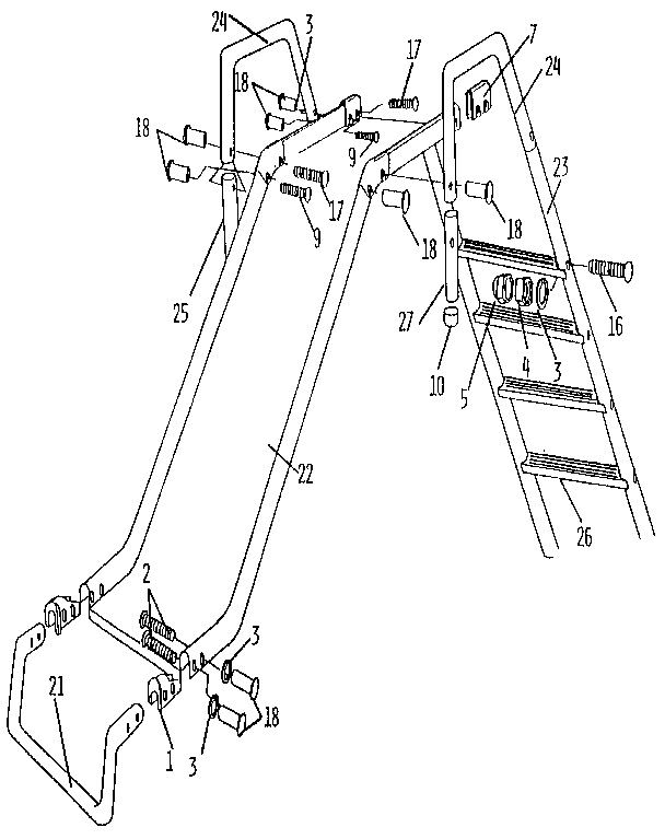 Sears 512720969 slide assembly diagram
