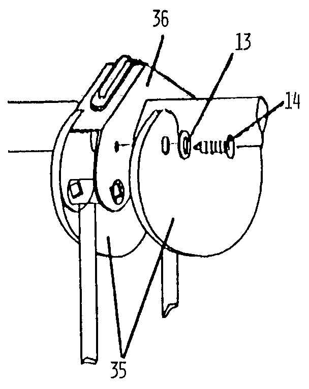 Sears 512720969 glide guard and bracket diagram