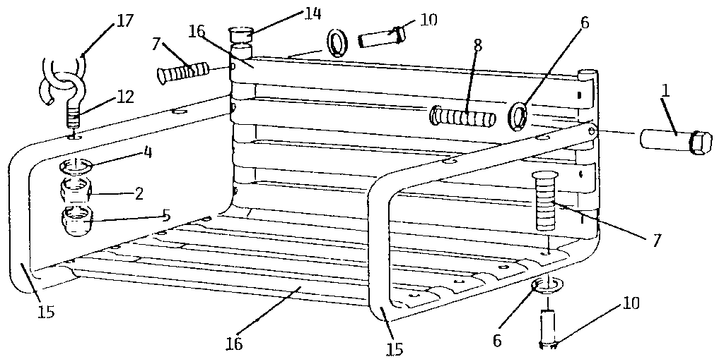 Sears 512720969 lawn swing seat diagram