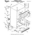 Whirlpool ET25DMXAW00 cabinet diagram