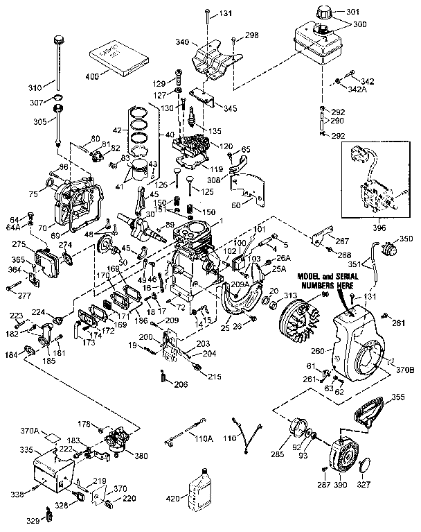 Craftsman 536885470 replacement parts diagram