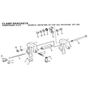 Craftsman 225581506 clamp brackets diagram