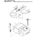 Craftsman 225581506 fuel tank and line diagram
