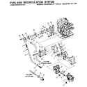 Craftsman 225581996 fuel and recirculation system diagram