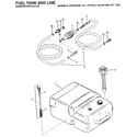 Craftsman 225581996 fuel tank and line diagram