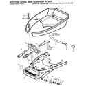 Craftsman 225587505 bottom cowl and support plate diagram