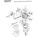 Craftsman 225587505 carburetor diagram