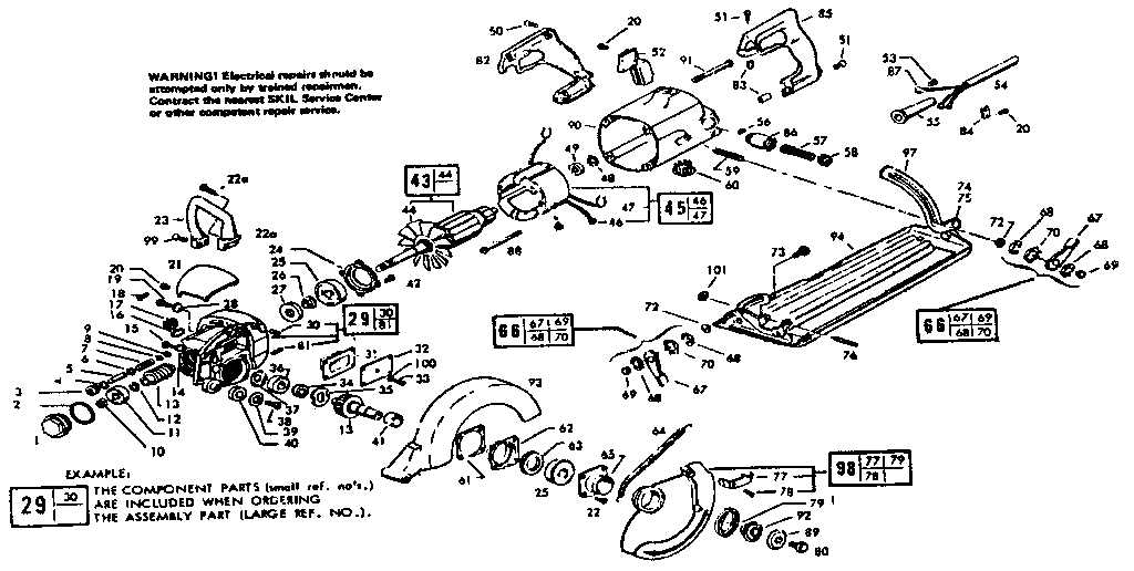 Skil 067-TYPE7 unit diagram