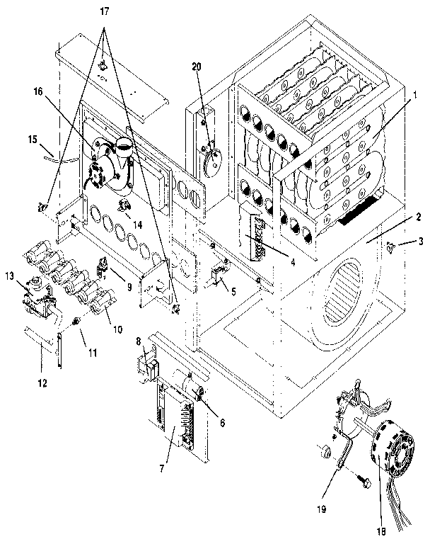 ICP NTC5050BFB1 functional replacement diagram
