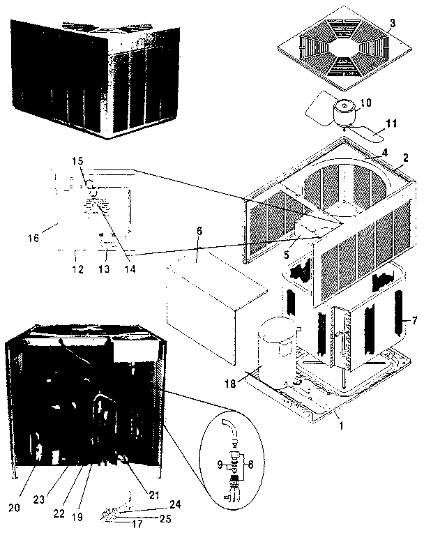 Rheem PLA036J replacement parts diagram