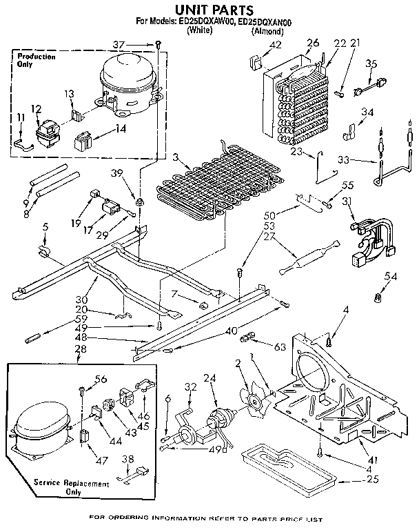 Whirlpool ED25DQXAN00 unit diagram