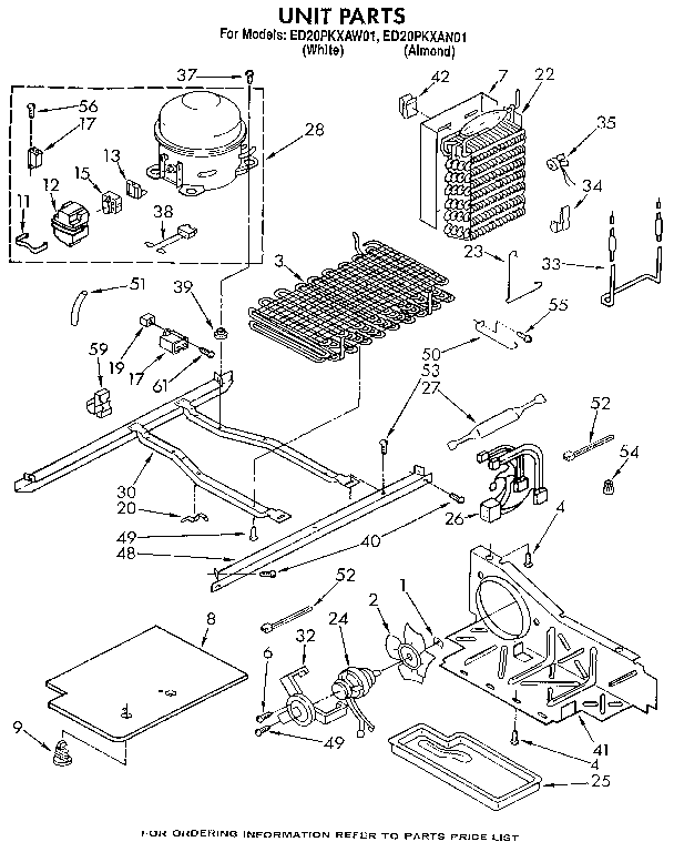 Whirlpool ED20PKXAN01 unit diagram
