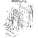 KitchenAid KTRS22KAAL01 refrigerator door diagram