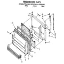 KitchenAid KTRS22KAAL01 freezer door diagram