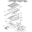 KitchenAid KTRS22MABL01 compartment separator diagram