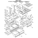 KitchenAid KTRS22MABL01 shelf diagram