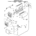 KitchenAid KTRS22MABL01 icemaker diagram
