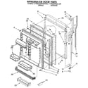 KitchenAid KTRS22MAWH00 refrigerator door diagram