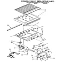 KitchenAid KTRS20KAAL00 compartment separator diagram