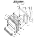 KitchenAid KTRS20KAAL00 freezer door diagram