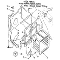 Whirlpool RF365PXYN1 oven diagram