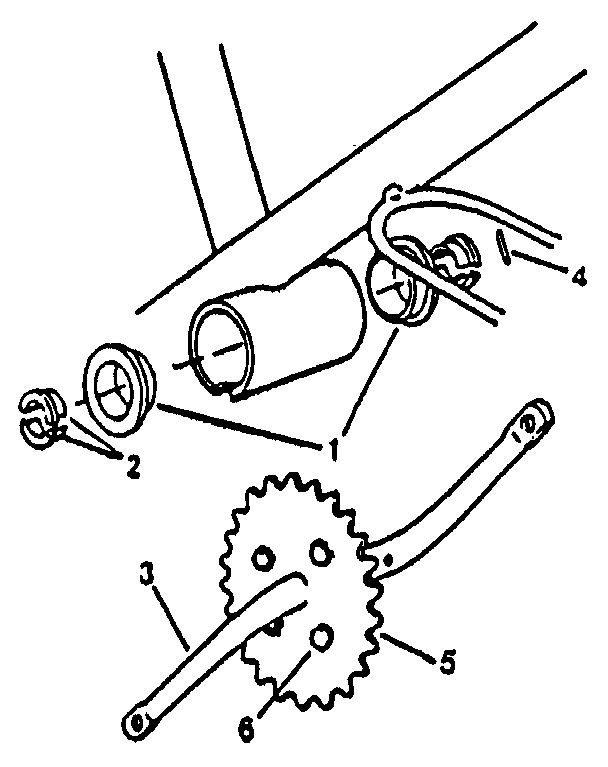 Lifestyler 806287550 crank assembly diagram